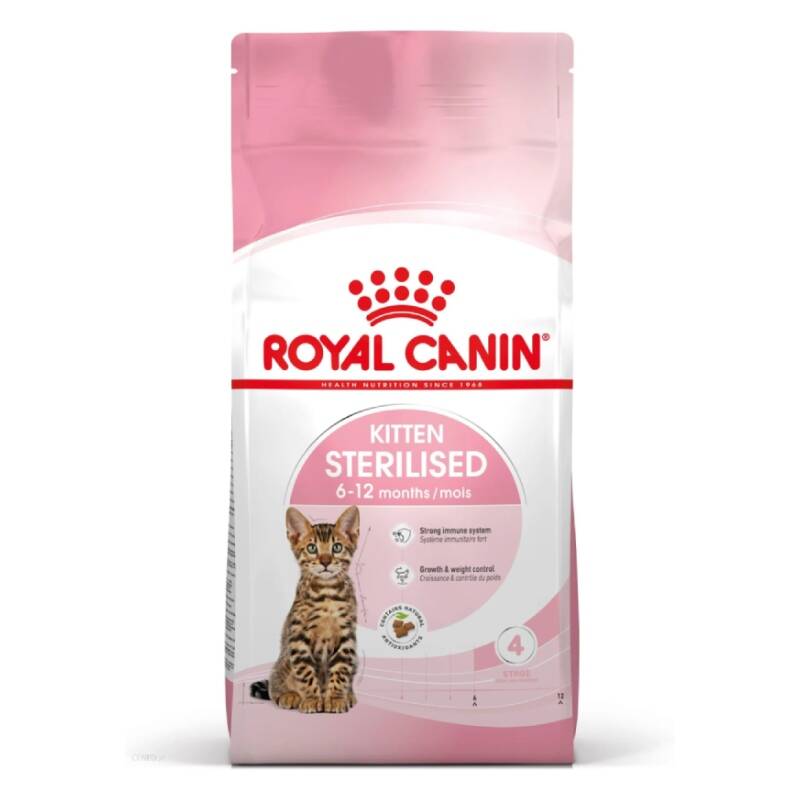 Royal Canin Second Age Kitten Sterilised 2 kg - sucha karma dla kociąt po sterylizacji 2kg Dostawa GRATIS od 159 zł + super okazje