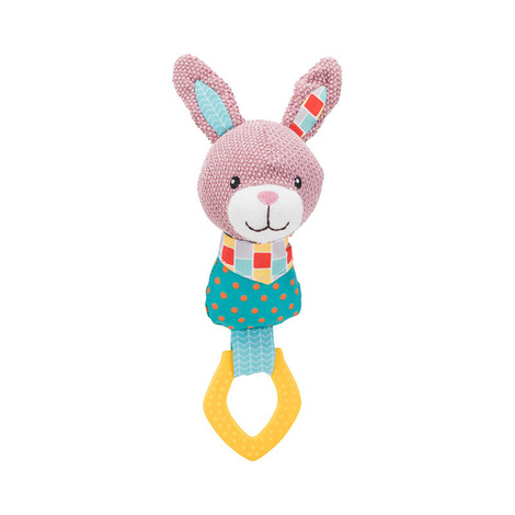 Trixie królik Junior (ring) Zabawka pluszowa dla psa 23 cm