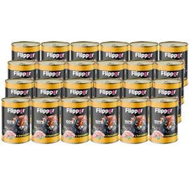 Mokra karma dla kota Flipper Pate z kurczakiem zestaw 24 x 400 g