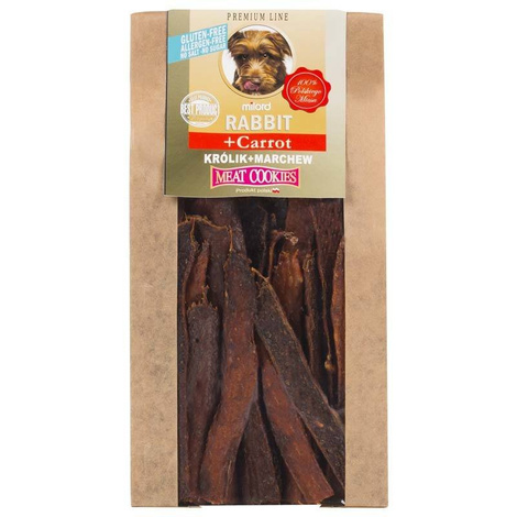 Naturalne ciastka Milord Meat Cookies królik i marchew 80 g