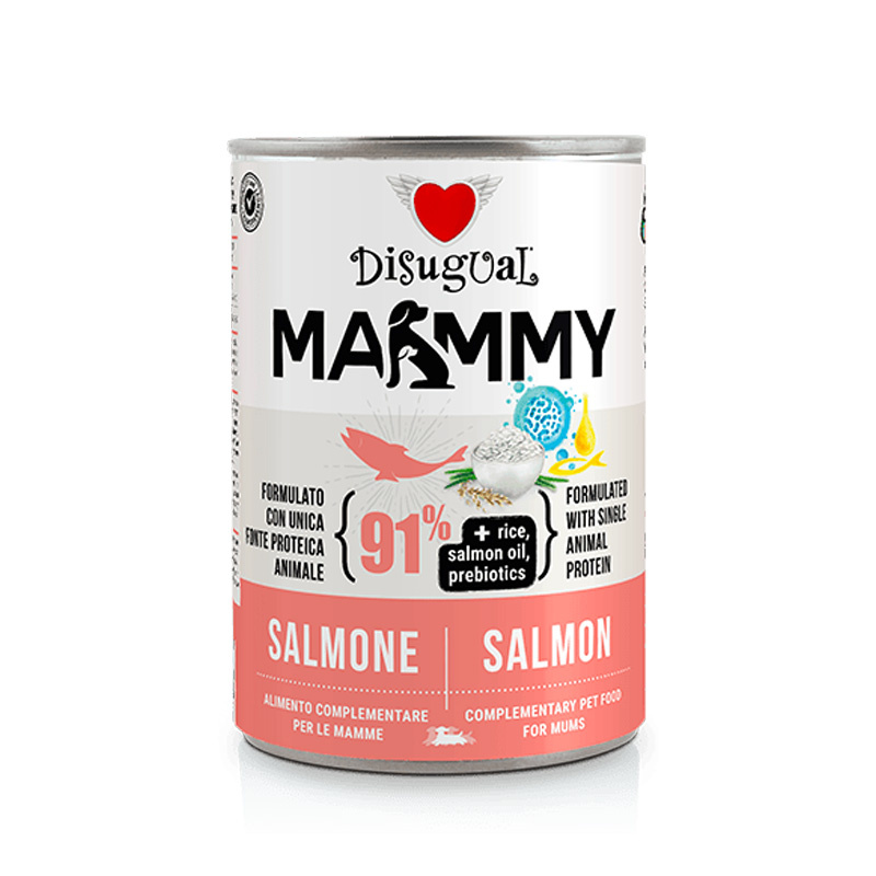 Disugual Mammy Monobiałkowa Karma mokra dla psa suki ciężarne Łosoś 400 g