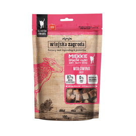 Wiejska Zagroda przysmak dla kota miękkie smaczne kąski wołowina 100 g