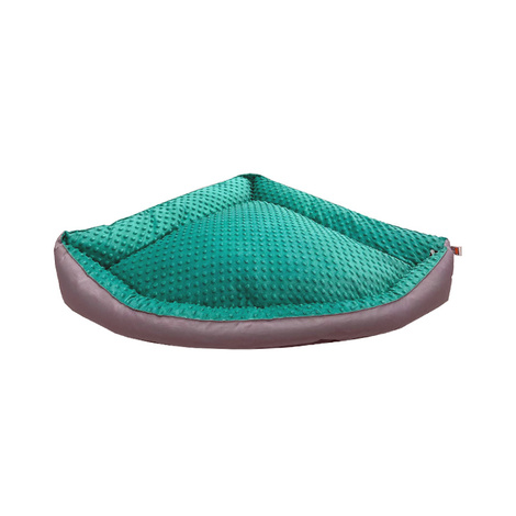Pupilarni Legowisko narożnik dla psa rozmiar M zielone 70 x 70 cm