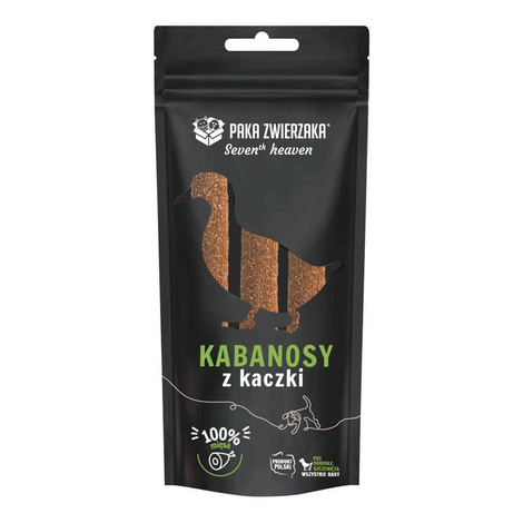 Paka Zwierzaka Kabanosy z kaczki 100% mięsa przysmak dla psa 80 g