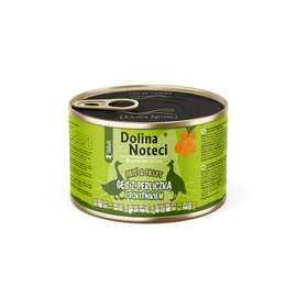 Mokra karma dla kota gęś z perliczką i rokitnikiem Dolina Noteci Superfood Pasztet & Filet 185 g