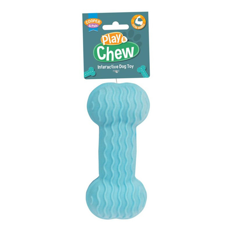Cooper & Pals Zabawka dla psa kość niebieska 17 cm