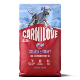 Carnilove Active Dog Junior Karma sucha dla młodych psów dużych ras z łososiem i indykiem 4 kg