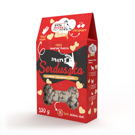 Syta Micha Bakery Mini serduszka z królikiem ciastka dla psa 100 g