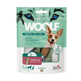 Woolf Dental Care Tooth Brush Dentystyczny przysmak dla psa w kształcie szczoteczki M 120 g