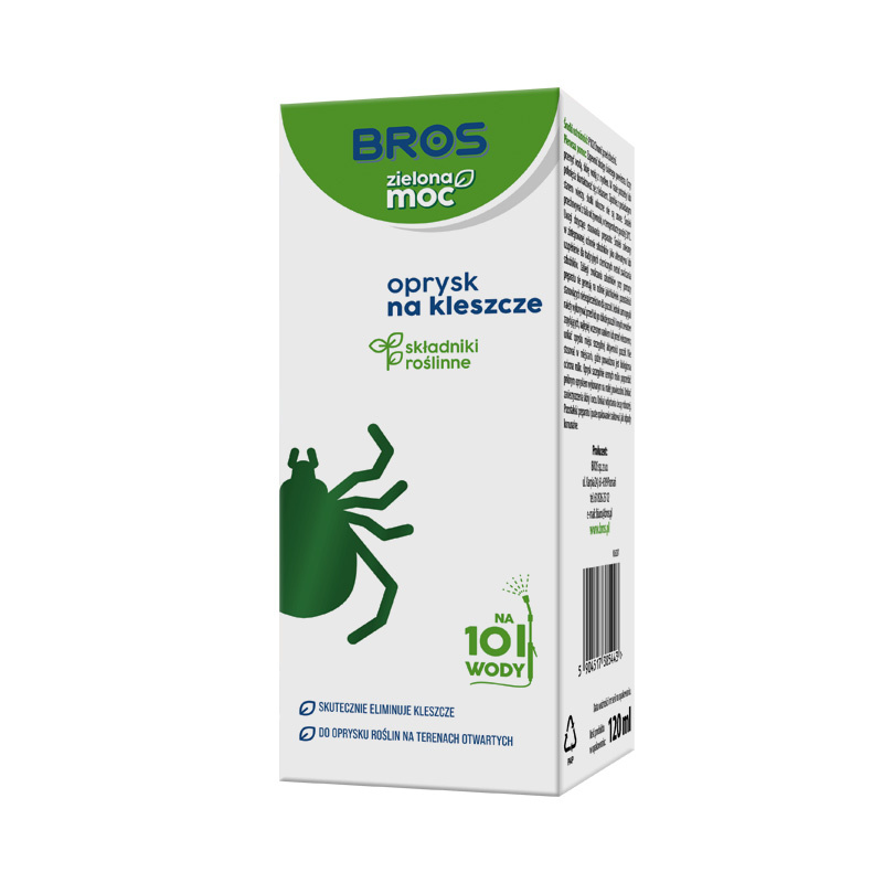 Bros Zielona Moc Oprysk na kleszcze 120 ml