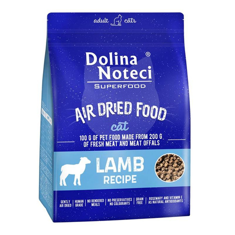 Dolina Noteci Superfood danie z jagnięciny karma suszona dla kota 1 kg