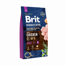 Karma sucha dla psów małych ras Brit Premium By Nature Adult Small 8 kg
