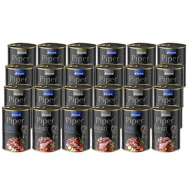 Piper Animals Senior Mokra karma dla psa mix smaków 24 x 400 g