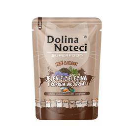 Mokra karma dla kota jeleń z cielęciną i koprem włoskim Dolina Noteci Superfood Pasztet & Filet 85 g