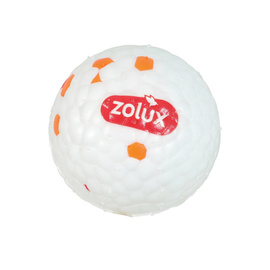 Zolux Etpu Zabawka dla psa wytrzymała piłka do aportowania z piszczałką 8 cm