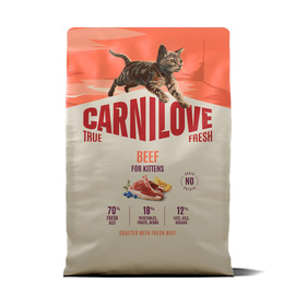 Carnilove Cat True Fresh Karma sucha dla kociąt kotów Wołowina 2 kg