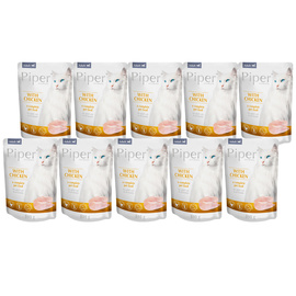 Mokra karma dla kotów Piper Animals z kurczakiem zestaw 10 x 100 g