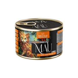 MAU Pasztet i Filet Karma mokra dla kota kociąt kaczka z mango i dziką różą 185 g