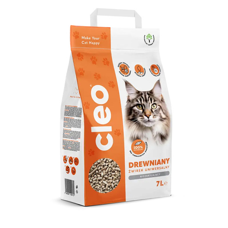 Cleo Żwirek dla kota drewniany 7 l