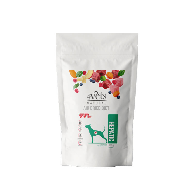 4Vets Natural Hepatic karma suszona dla psów z chorą wątrobą 150 g