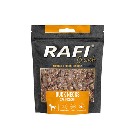 Rafi Crunch Gryzaki naturalne Przysmak dla psa szyje kacze 200 g