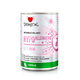 Disugual Weterynaryjna Hypoallergenic Karma mokra dla psa Królik 400 g