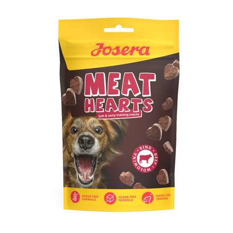 Josera Meat Hearts Przysmak treningowy dla psa z wołowiną w kształcie serc 70 g