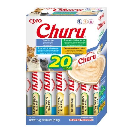 Inaba Cat Churu Przysmak dla kota z tuńczykiem 20 x 14 g