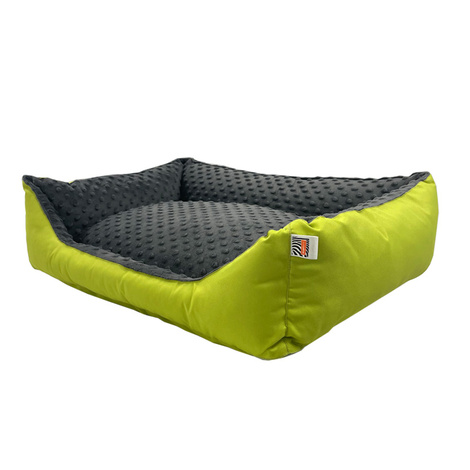 Pupilarni Kanapa legowisko dla psów rozmiar S szaro-zielone