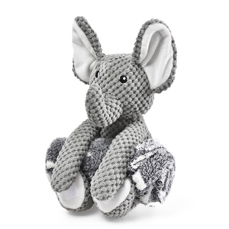 Barry King Zabawka pluszowa dla psa Zestaw Słonik 31,5 cm z kocykiem 70 x 60 cm