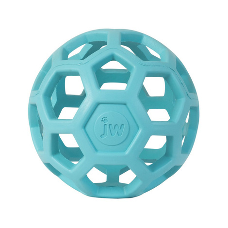 JW Pet Hol-ee Roller small piłka ażurowa dla psa błękitna 8,7 cm