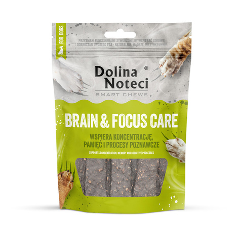 Dolina Noteci Smart Chews Brain & Focus Care Gryzaki funkcjonalne dla psa wspierające pamięć i koncentrację 100 g