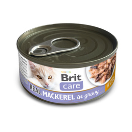 Brit Care Cat Real mokra karma dla kota Makrela w bulionie 80 g