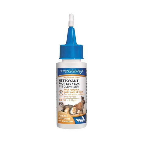 Płyn do czyszczenia oczu dla gryzoni Francodex 60 ml