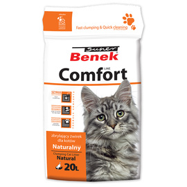 Super Benek Comfort Żwirek dla kotów Naturalny 20 l