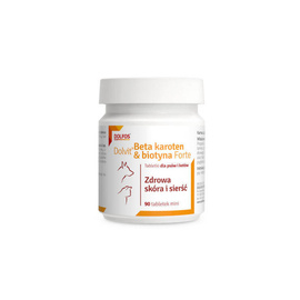 Suplement diety dla psa i kota Dolvit Beta karoten i biotyna Forte 90 tabletek