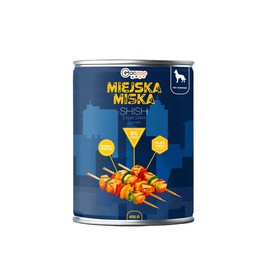 Gaczoo Miejska Miska karma mokra dla psa szaszłyk z kurczaka 400 g