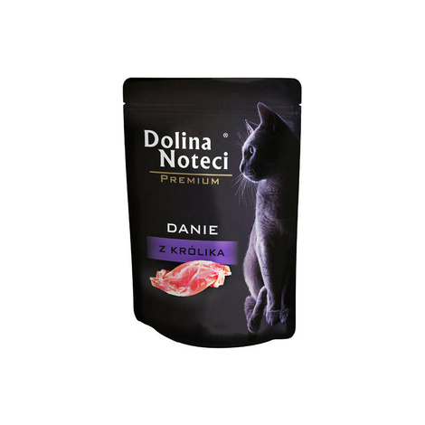 Mokra karma dla kota Dolina Noteci Premium danie z królika 85 g 