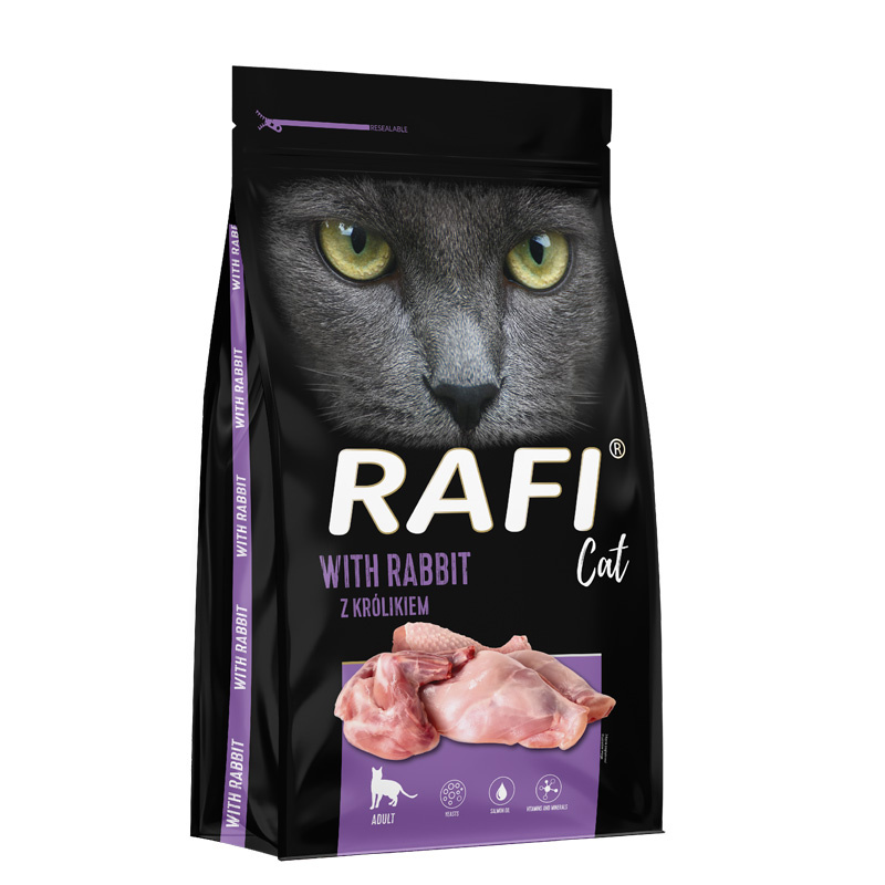 Karma sucha dla kota Rafi Cat z królikiem 7 kg