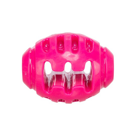 Trixie Soft & Strong Zabawka dla psa różowa piłka rugby 8,5 cm
