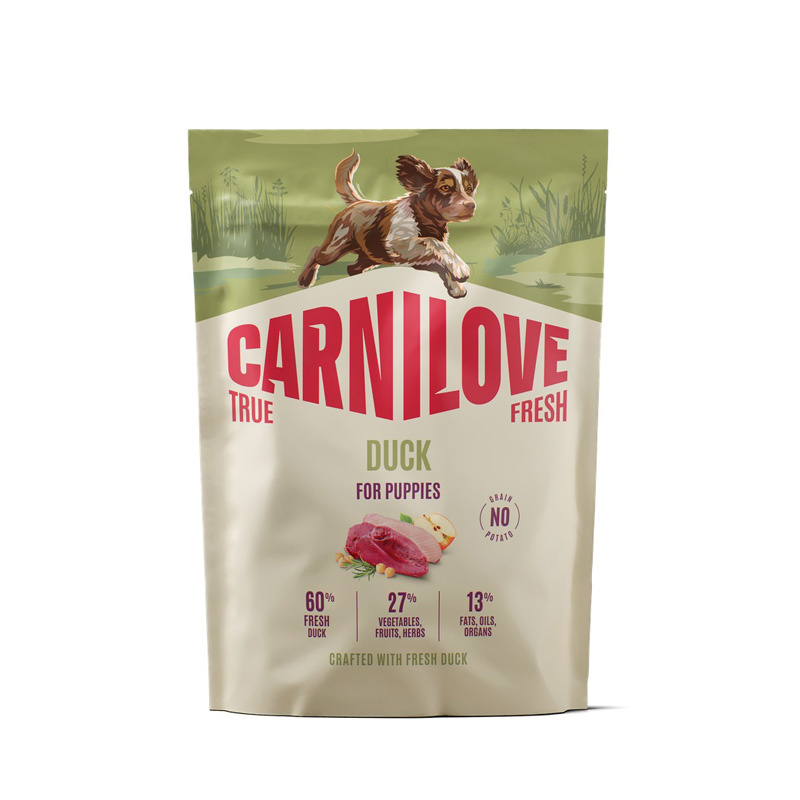Carnilove True Fresh Dog Puppies Karma sucha dla szczeniąt psów z kaczką 1,5 kg