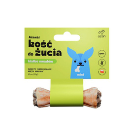 Azanki Kość z insektami i miętą dla psa mini 10 cm