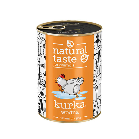 Mokra karma dla psa Natural Taste Kurka Wodna danie z kurczaka 400 g - Super Oferta