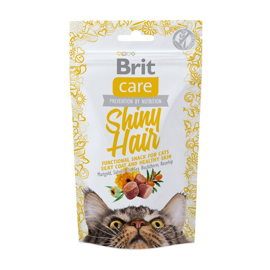 Brit Care Cat Snack Shiny Hair Karma uzupełniająca dla kota przysmak 50 g