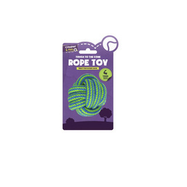 Zabawka dla psa - Sznurek z piłką do ciągania piłka węzłowa