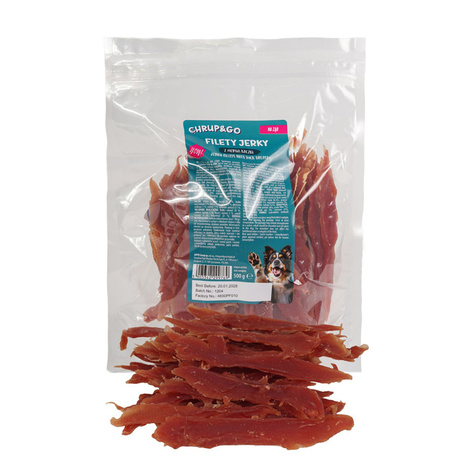 Chrup&Go Przysmak dla psa Filety jerky z piersią kaczki 500 g