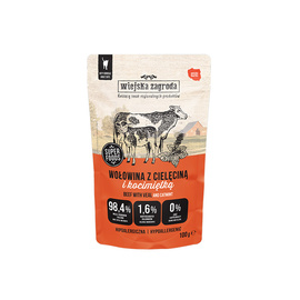 Wiejska Zagroda mokra karma dla kota wołowina z cielęciną i kocimiętką 100 g