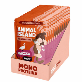 Animal Island karma dla kota MONObiałkowa kaczka 10 x 100 g