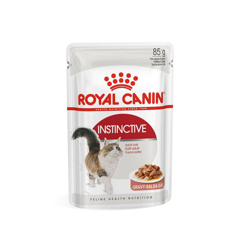 Royal Canin Instinctive 85 g - mokra karma dla wybrednych kotów w sosie 85g Dostawa GRATIS od 159 zł + super okazje