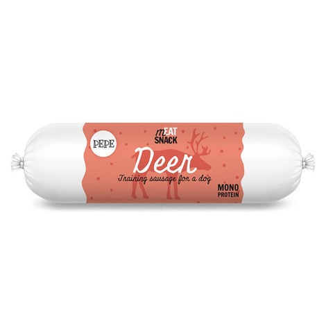 Kiełbaska treningowa dla psa PEPE Deer (jeleń) 200 g